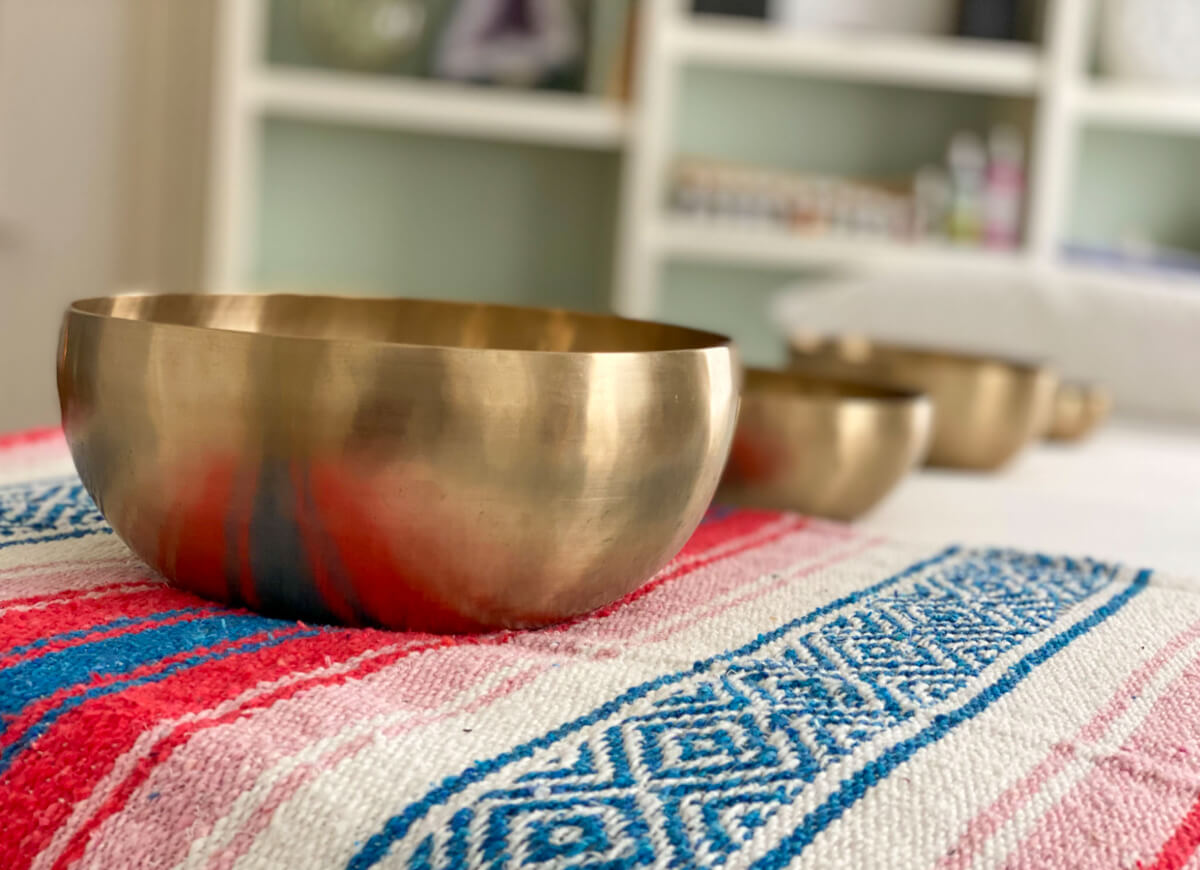 Vibrational Sound Therapy singing bowls